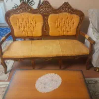 نیم ست مبل و میز ناهار خوری|مبلمان خانگی و میز عسلی|قزوین, |دیوار