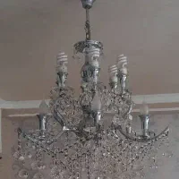 لوستر ۶ شاخه،برنز|لوستر و چراغ آویز|تبریز, |دیوار