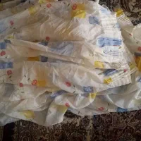 پرده 6 عدد رنگی دوخته شده در حد نو