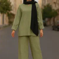 عمده ست ورزشی ،ست مانتو شلوار، تیشرت لانگ