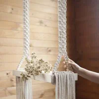 تاب مکرومه تخته ای