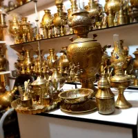 yrrسماور ذغالی jfer برنجی مسی گازی زغالی برقی|سماور، چایساز، قهوهساز|اصفهان, دستگرده|دیوار