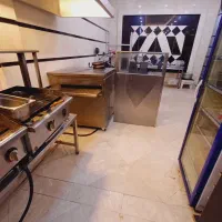 تجهیزات کامل فست فود پیتزا ساندویچ کاملا سالم و نو