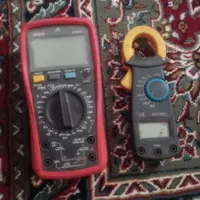 یک عدد امتر و یک عدد کلمپ