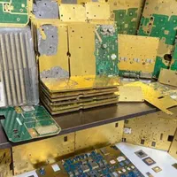 ضایعات برد مخابراتی کف طلا نری مادگی شمش نیم