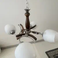 لوستر حبابی ۴ شاخه|لوستر و چراغ آویز|کرج, باغستان|دیوار