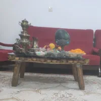 دوعددمبل جنس فوم وچوبش وپارچه درجه1