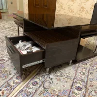 میز جلو مبل راحتی همراه کشو و میز عسلی|مبلمان خانگی و میز عسلی|تهران, منیریه|دیوار