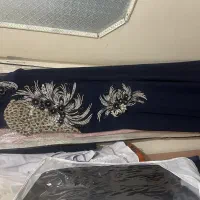 پیراهن مجلسی سورمه ای رنگ