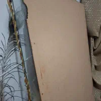 شیشه کامل ویترین  چوب بالا و پشت برنز مستطیلی|بوفه، ویترین، کنسول|قم, شهرک سازمان آب|دیوار