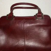 کیف چرم پشت کار ورنی