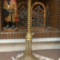 قلیان تنه طلایی