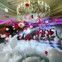 اجرای بالون بلاستر برای عروس و داماد های عزیز
