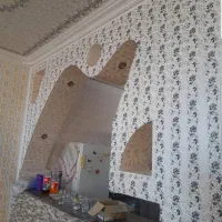 نقاشی ساختمان طرح کاغذ دیواری