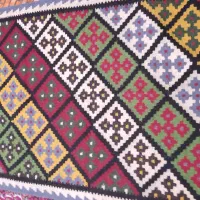 گلیم دستباف قشقایی ذرع و نیم تازه بافت|گلیم، جاجیم، گبه|تهران, ونک|دیوار