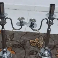 دو عدد جا شمعی و شب خواب