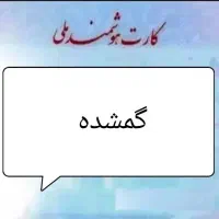 جا کارتی آبی رنگ گمشده (مژدگانی میلیونی)|اشیا|بجنورد, |دیوار