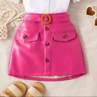 استخدام مدل خانم مدلینگ دامن چرم