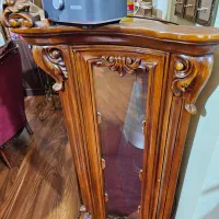 بوفه چوب اصل منبط کاری بادست|بوفه، ویترین، کنسول|تهران, آذربایجان|دیوار