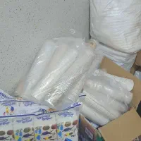 فروس کیسه زباله و سفره|ظروف نگهدارنده، پلاستیکی، یک‌بارمصرف|بندر کنگان, |دیوار