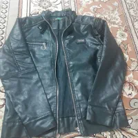 کت چرم وبوت پسرانه