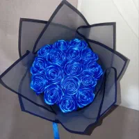 گل رز روبانی شیک و زیبا