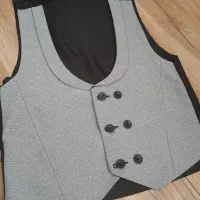 کت وشلوار وجلیقه وپاپیون 6تا8 سال