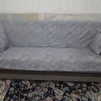 مبل ۸ نفر رنگ قهوه‌ای