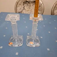 یک جفت جا شمعی نو وتمیز