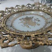 ظرف میوه پایه دار طرح برنز ( جنس آلیاژ)|ظروف سرو و پذیرایی|سنندج, |دیوار