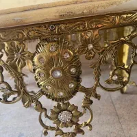 جلو مبلی برنز اصل  با رویه سنگی تاج دوطرفه|مبلمان خانگی و میز عسلی|ارومیه, |دیوار