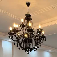 لوستر باکارات مشکی|لوستر و چراغ آویز|تهران, آذری|دیوار