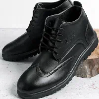 نیم بوت مردانه COCO مشکی و عسلی مدل Salivan|کیف، کفش، کمربند|فولادشهر, B1|دیوار