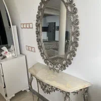 آینه وشمعدان برنز