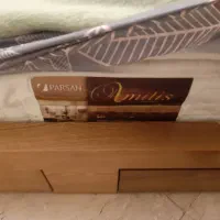 تخت دو نفره تمام چوب با تشک طبی رویال|تخت و سرویس خواب|تهران, نارمک جنوبی|دیوار