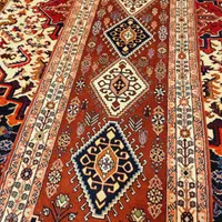 کناره دستباف شیراز زمینه روناسی|فرش|تهران, اکباتان|دیوار