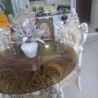 میز ناهار خوری 4 نفره سالم در حد نو