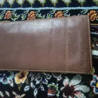 کیف پول چرم طبیعی مردانه مدل raia