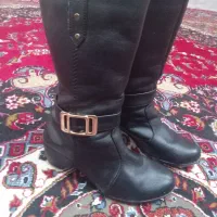 بوت چرم اصلی کاملا نو و تمیز