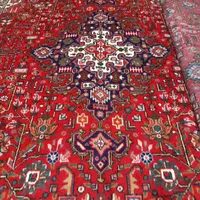 جفت شیش متری دستباف طرح قبا بناب برابرنو|فرش|خوی, |دیوار