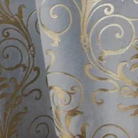 پرده پنل مخمل طلاکوب|پرده، رانر، رومیزی|بندر ماهشهر, |دیوار