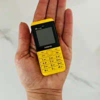 گوشی نوکیا زرد سایز بندانگشتی