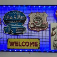 تابلو فلزی مناسب کافه یا اتاق