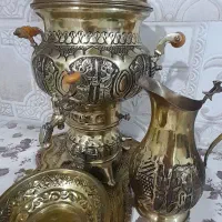 سماور سیاه قلم زیبا وانتیک نو نو اک|سماور، چای‌ساز، قهوه‌ساز|ارومیه, |دیوار