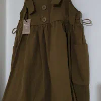 سارافون کتان دخترانه