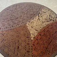 فرش ماشینی گرد