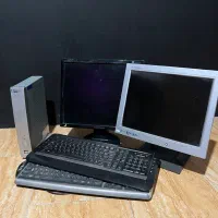 کیس رو میزی و مانیتور