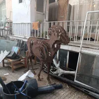 بز کوهی|مجسمه، تندیس، ماکت|مشهد, پروین اعتصامی|دیوار