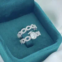 حلقه های نقره زنانه آبکاری طلا|جواهرات|اهواز, کیانپارس |دیوار