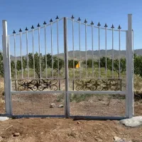 تولید پایه فنس درب باغی ورق گالوانیزه رنگی پ